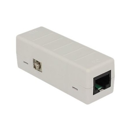 DeLOCK 6 kV RJ45 Network Isolator - High-Quality Surge Protection | Premium White Design - 4043619626199